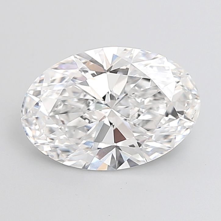 5.11 ct. oval Lab Grown Diamond front image