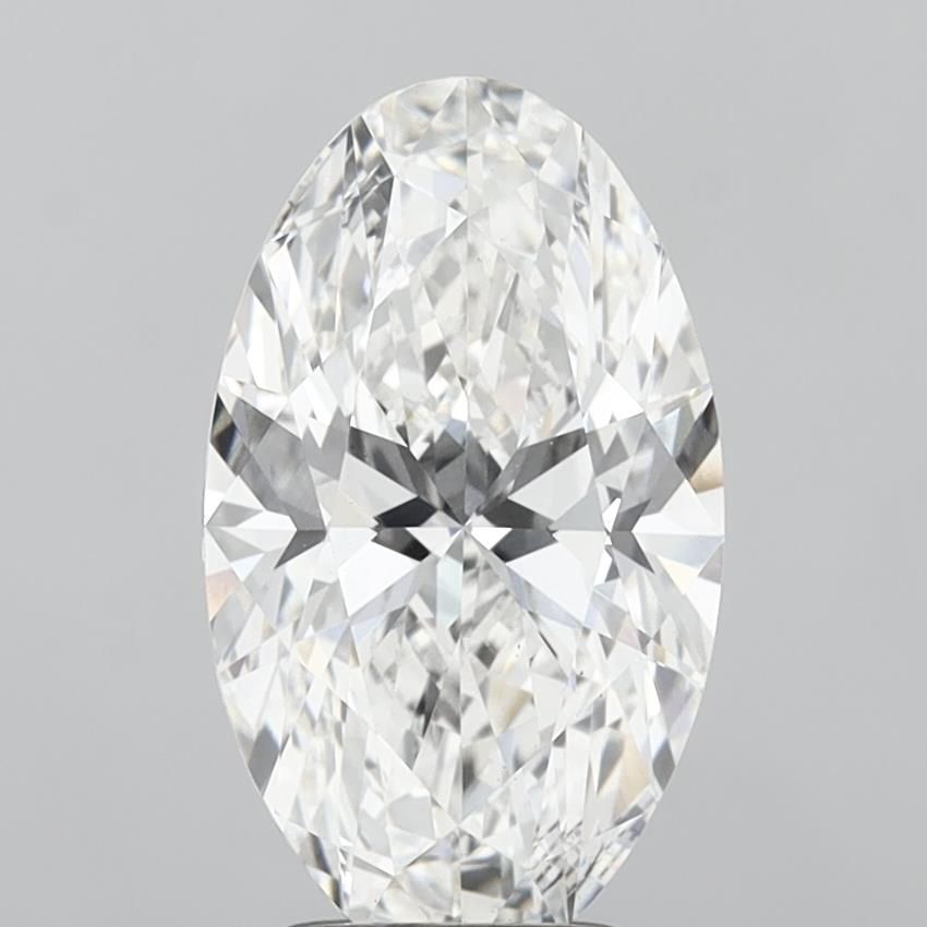 3.01 ct. oval Lab Grown Diamond front image