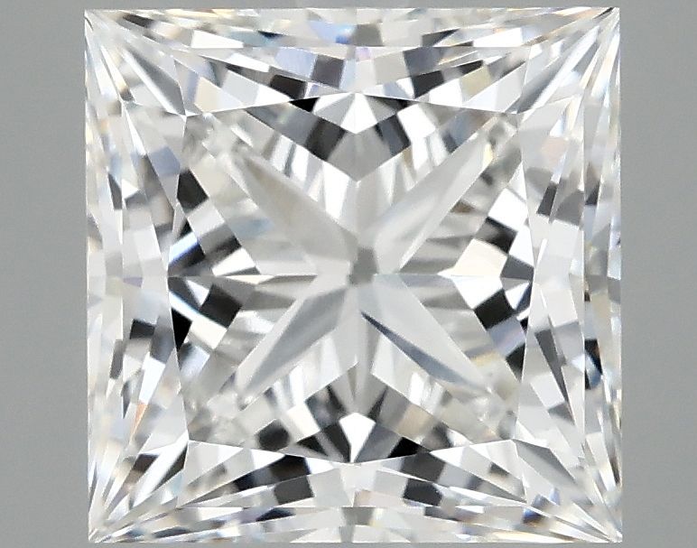 4.14 ct. princess Lab Grown Diamond front image