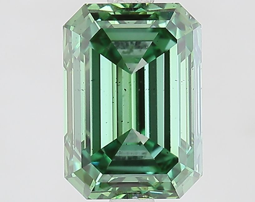 2.57 ct. emerald Lab Grown Diamond front image