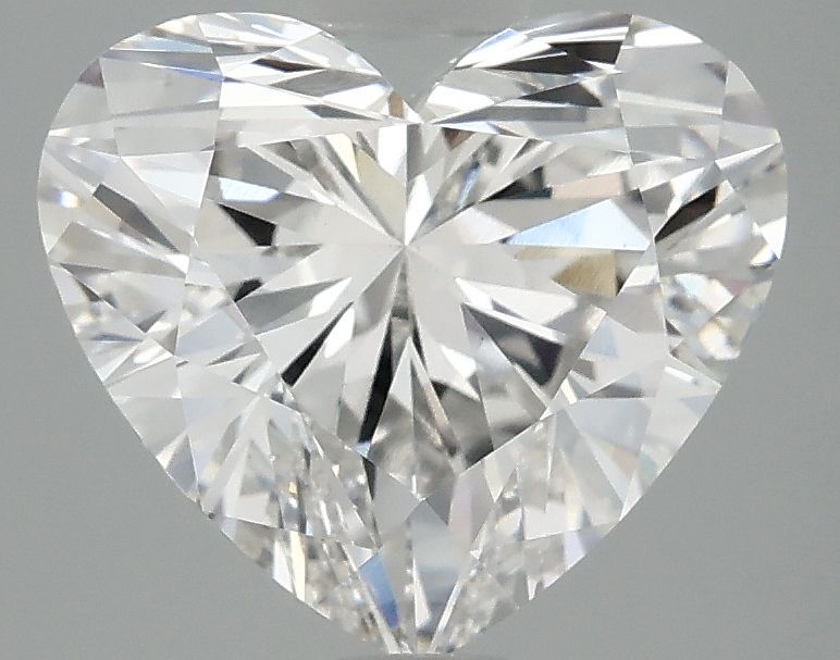 3.08 carat f VS1 EX Cut IGI heart diamond