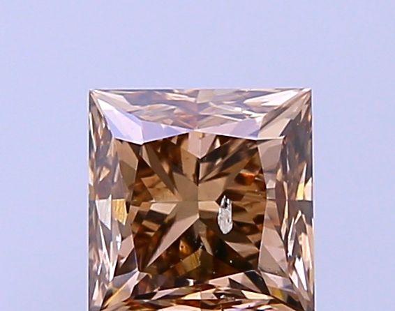 0.96 Carat Princess Diamond Light Brown SI2