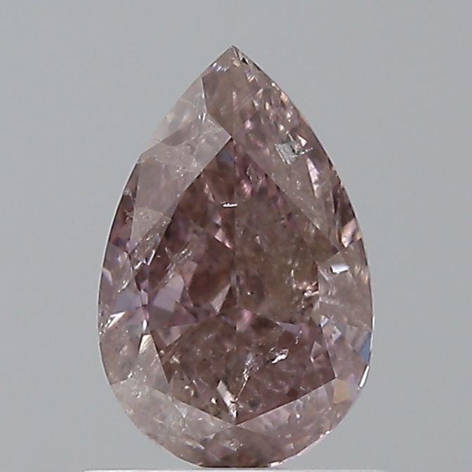 1 Carat Pear Diamond Fancy Brown Pink 