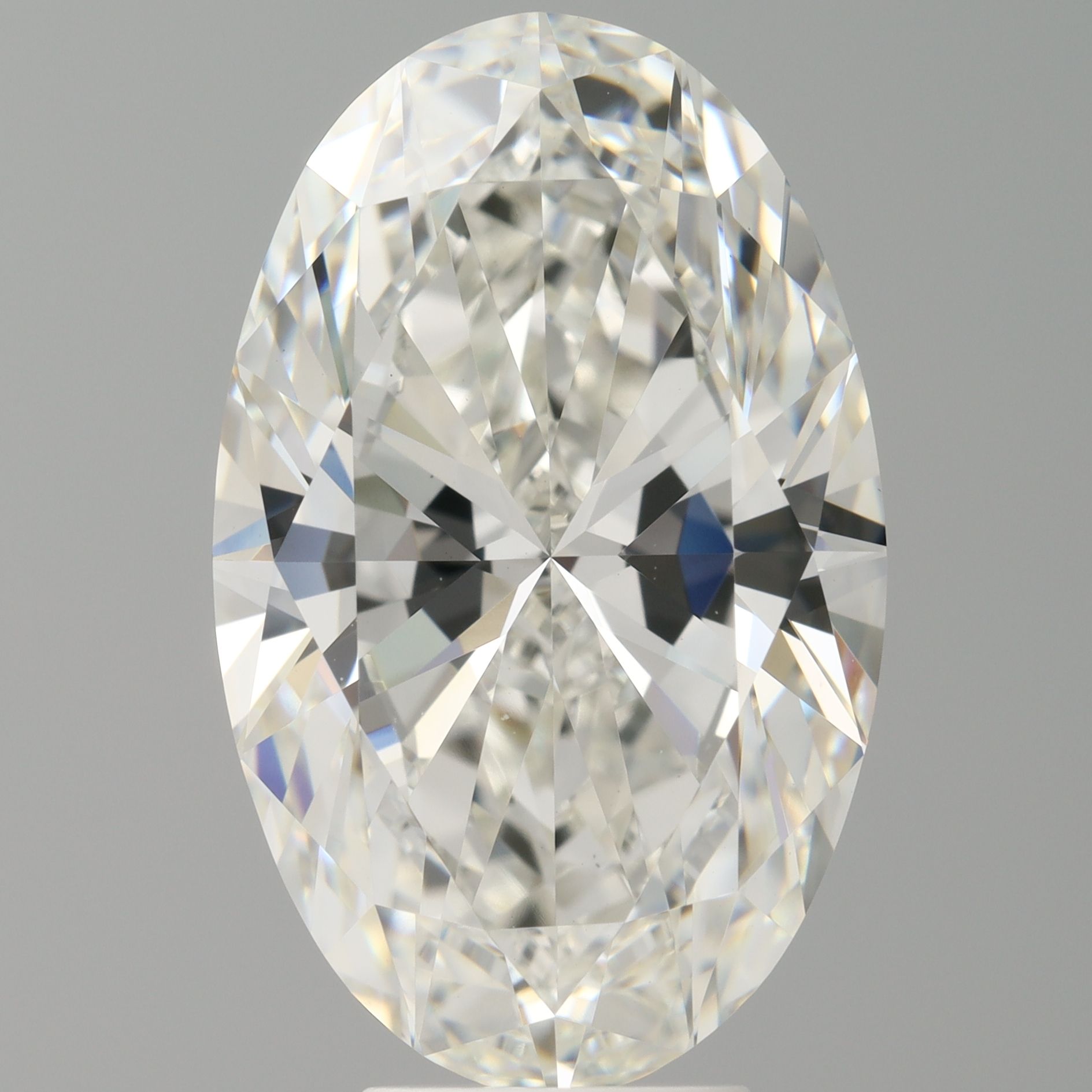 7.04 ct. oval Lab Grown Diamond front image