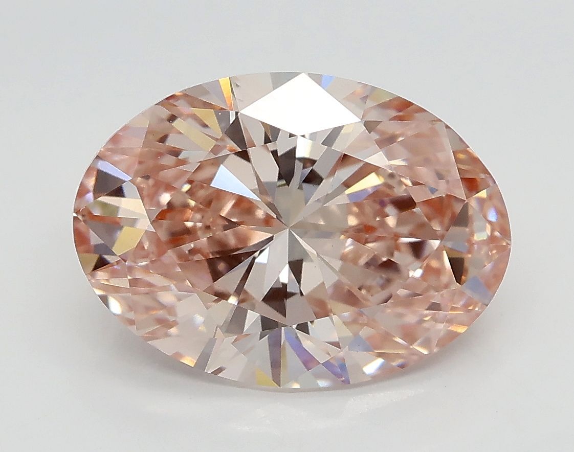 3.20 ct. oval Lab Grown Diamond front image