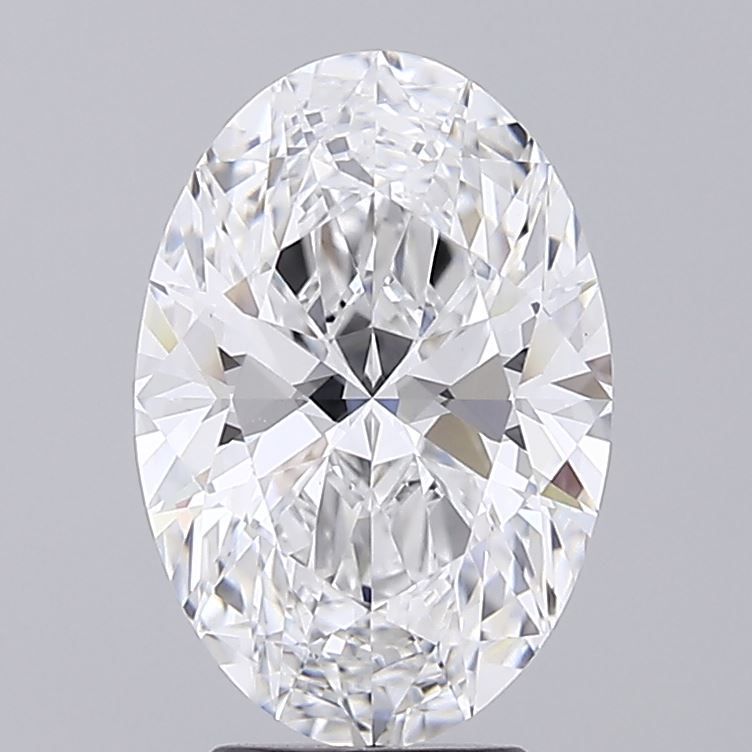 4.09 ct. oval Lab Grown Diamond front image