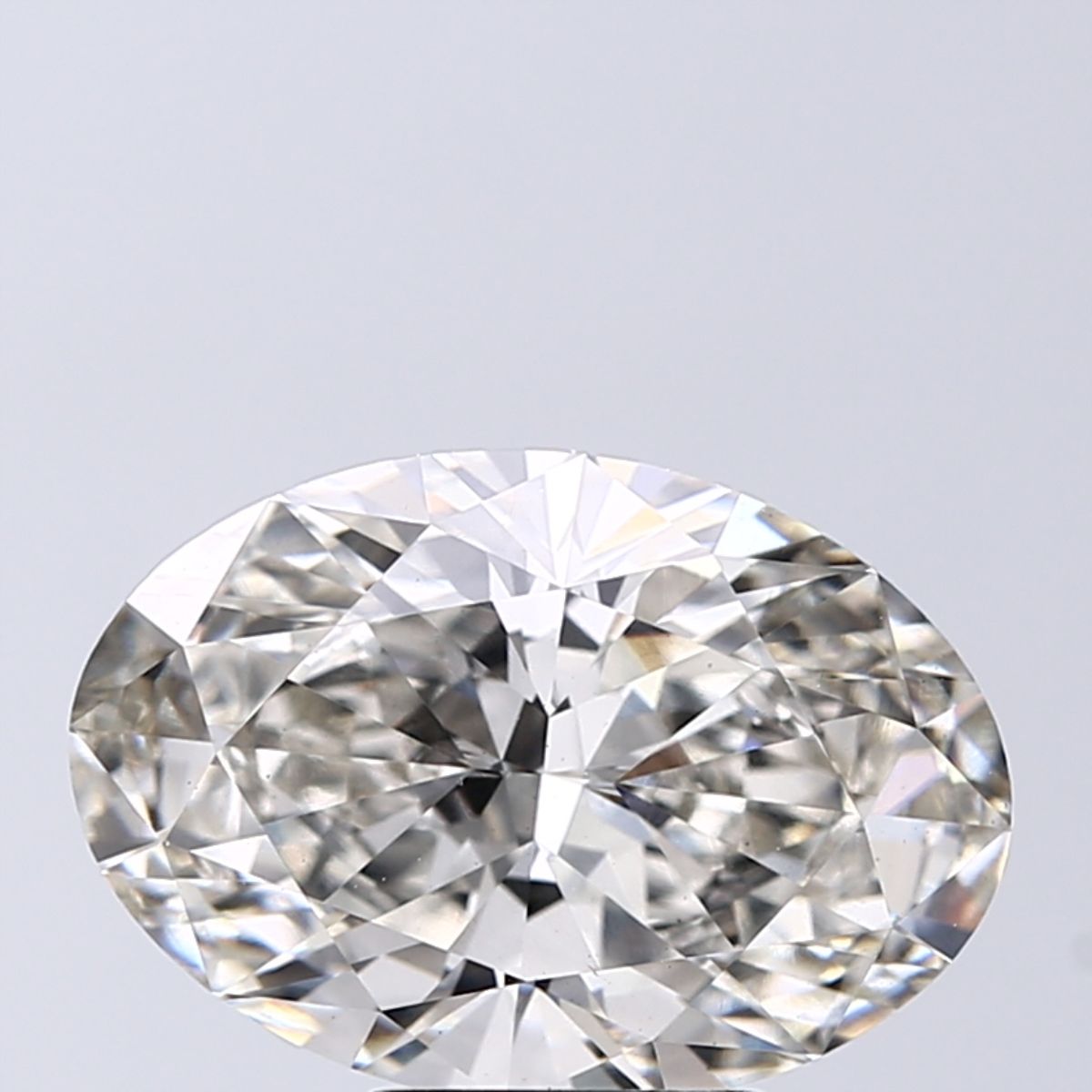 3.80 ct. oval Lab Grown Diamond front image