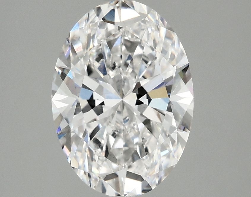 2.10 ct. oval Lab Grown Diamond front image