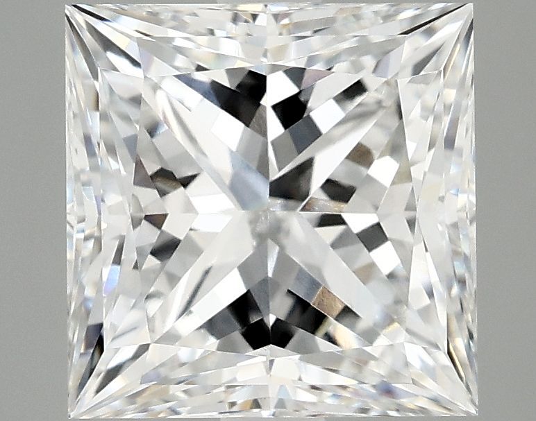 4.10 ct. princess Lab Grown Diamond front image