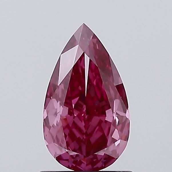 1.01 carat fancy vivid pink VS2 EX Cut IGI pear diamond