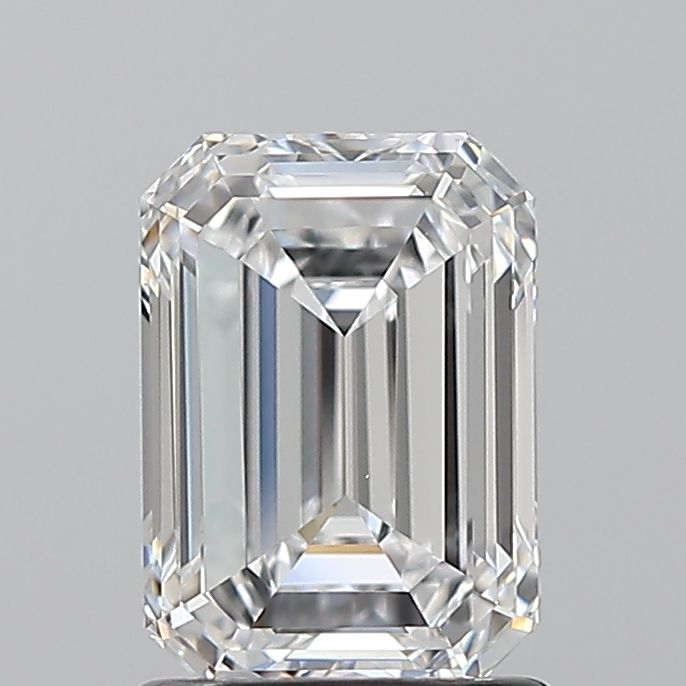 Diament szmaragdowy, 1.5 ct, D, VS1