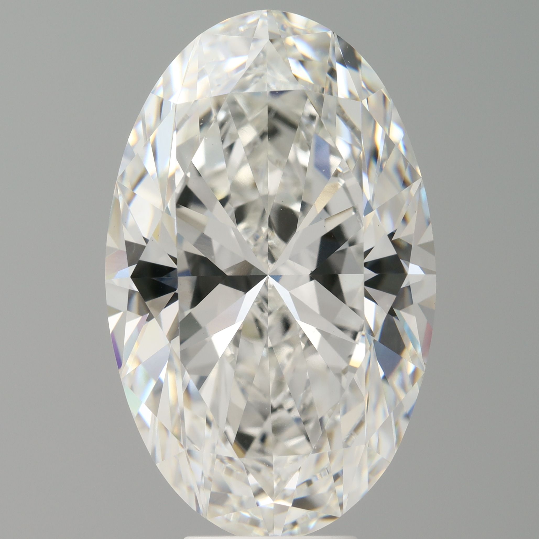 9.01 ct. oval Lab Grown Diamond front image