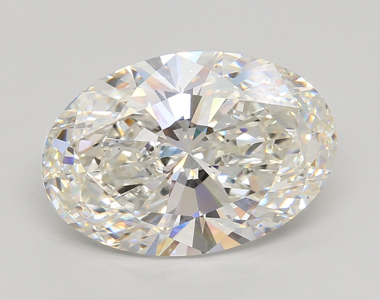 6.51 ct. oval Lab Grown Diamond front image