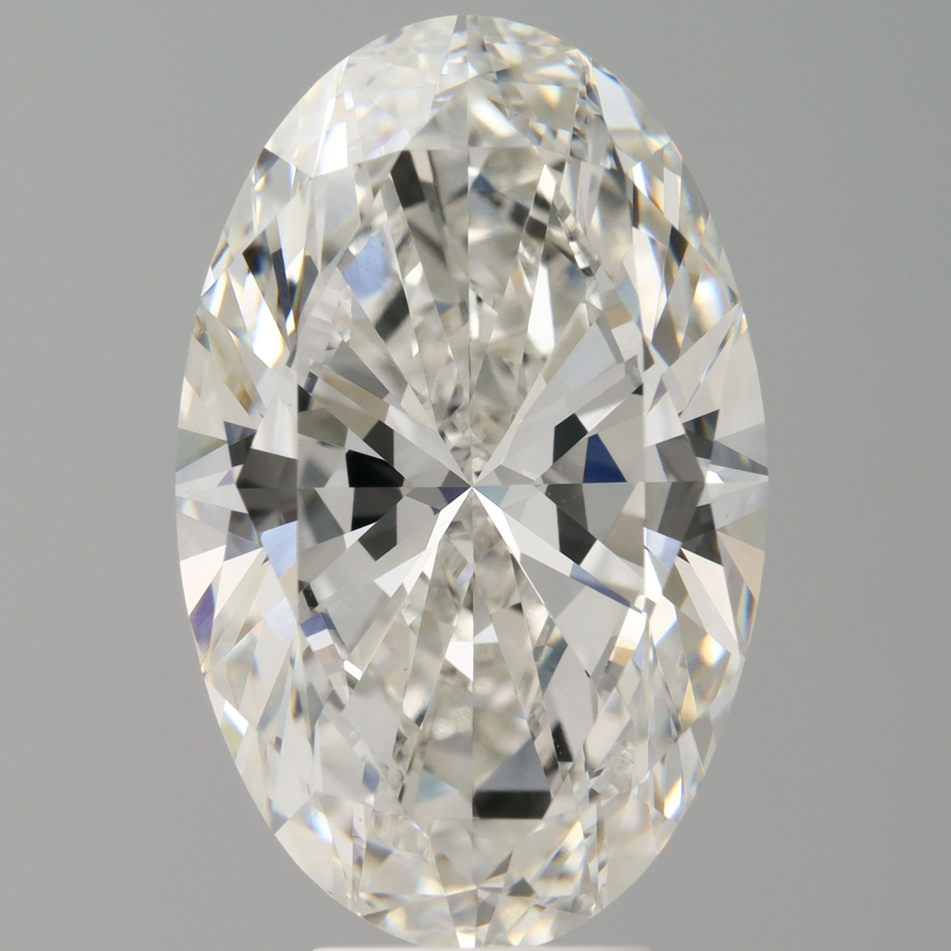 7.03 ct. oval Lab Grown Diamond front image