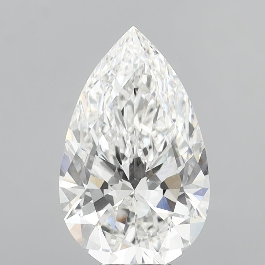 6.07 ct. pear Lab Grown Diamond front image