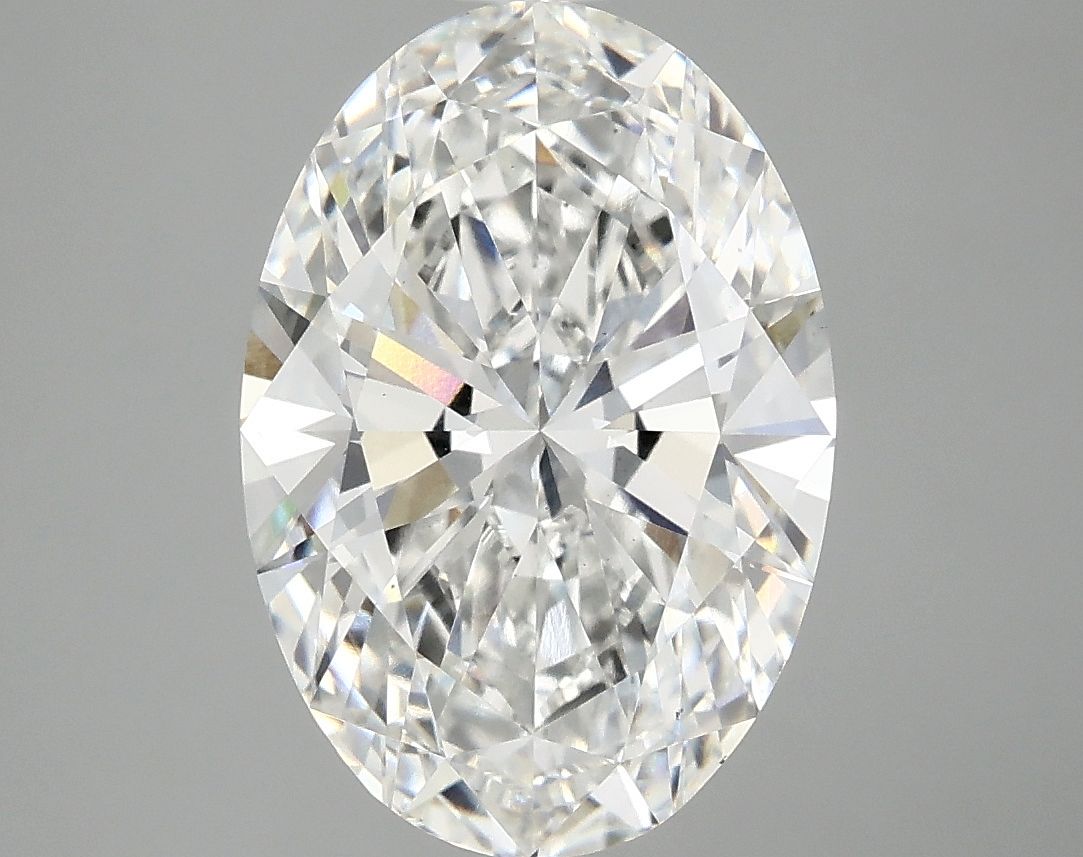 3.75 ct. oval Lab Grown Diamond front image