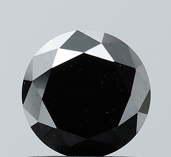 1.3 Carat Round Diamond Black VVS2