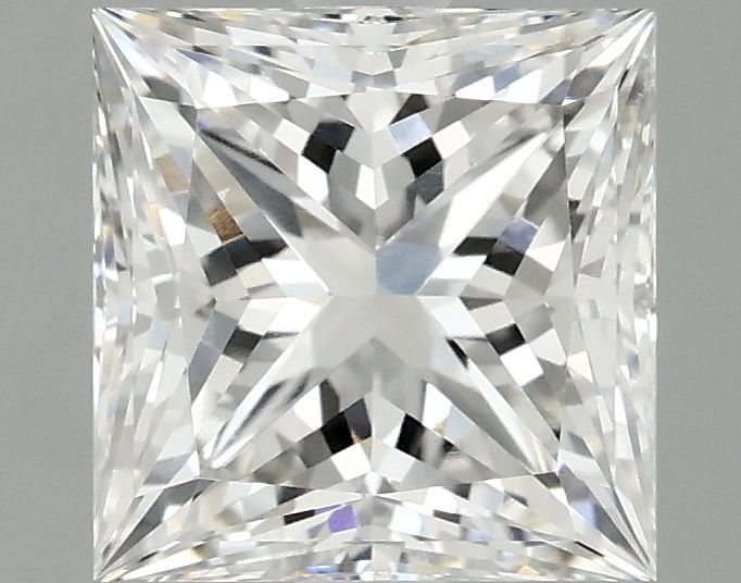 2.10 ct. princess Lab Grown Diamond front image