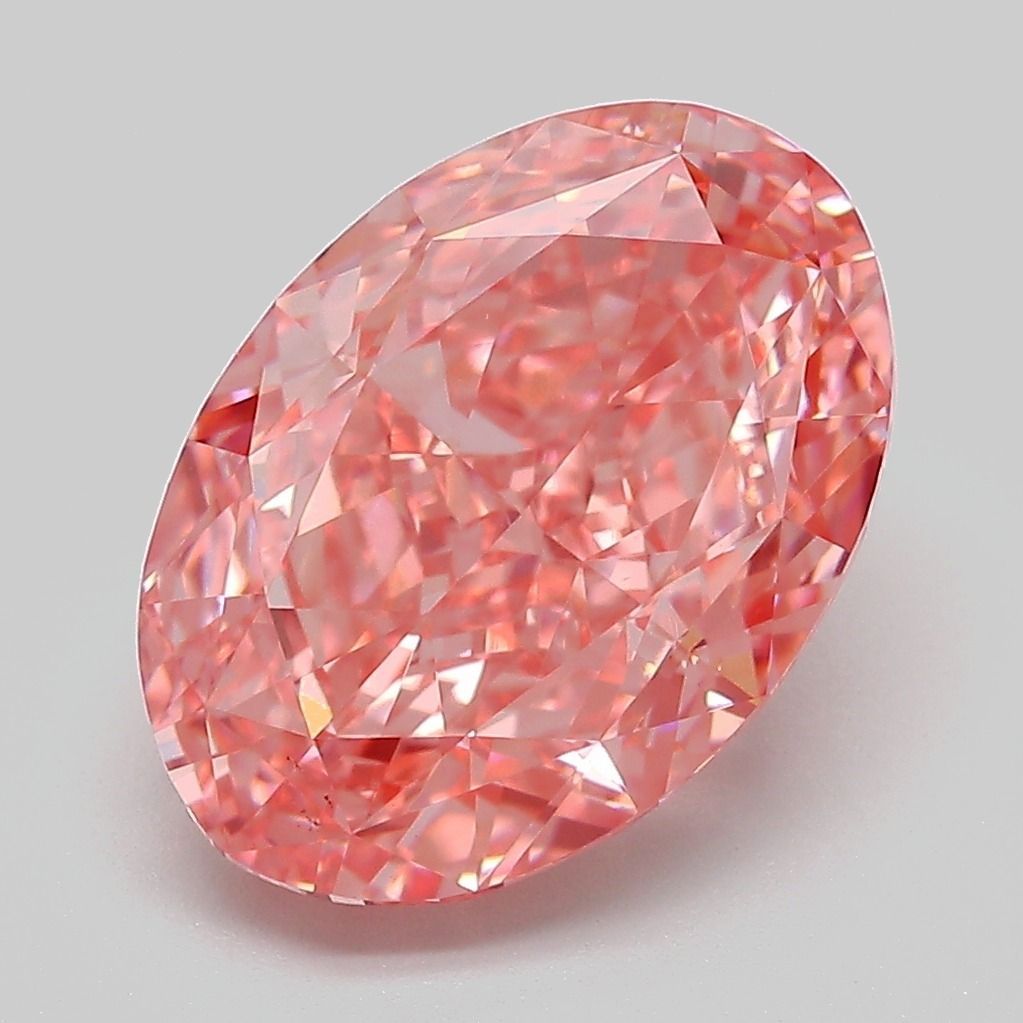 5.33 ct. oval Lab Grown Diamond front image
