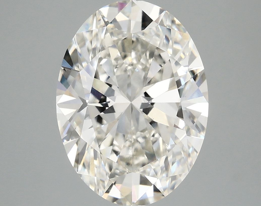 3.92 ct. oval Lab Grown Diamond front image