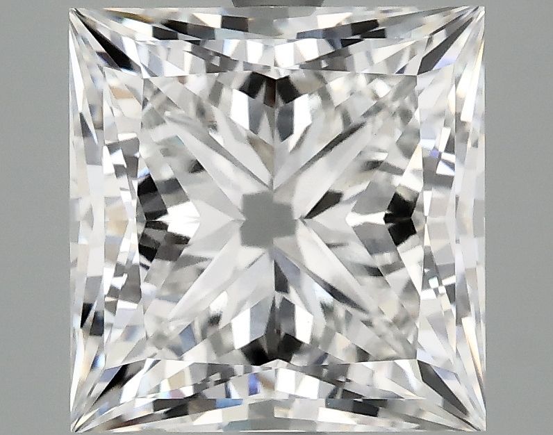 4.18 ct. princess Lab Grown Diamond front image