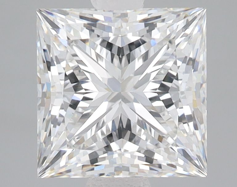 2.82 ct. princess Lab Grown Diamond front image