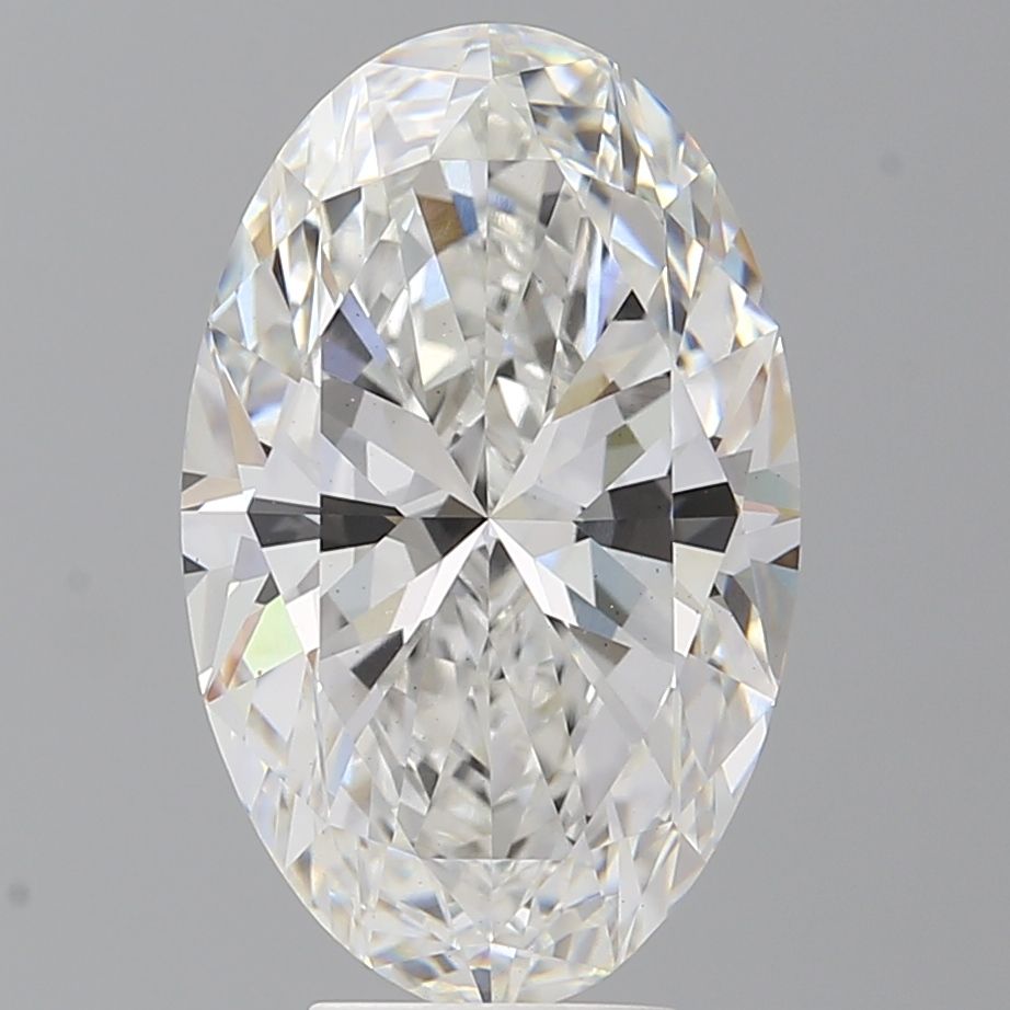 6.08 ct. oval Lab Grown Diamond front image