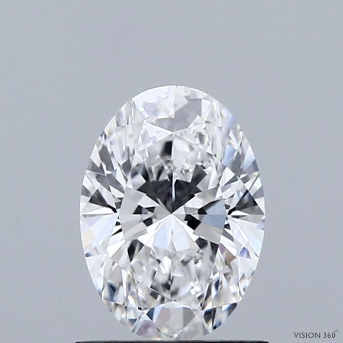 1 ct lab-grown Oval Diamond