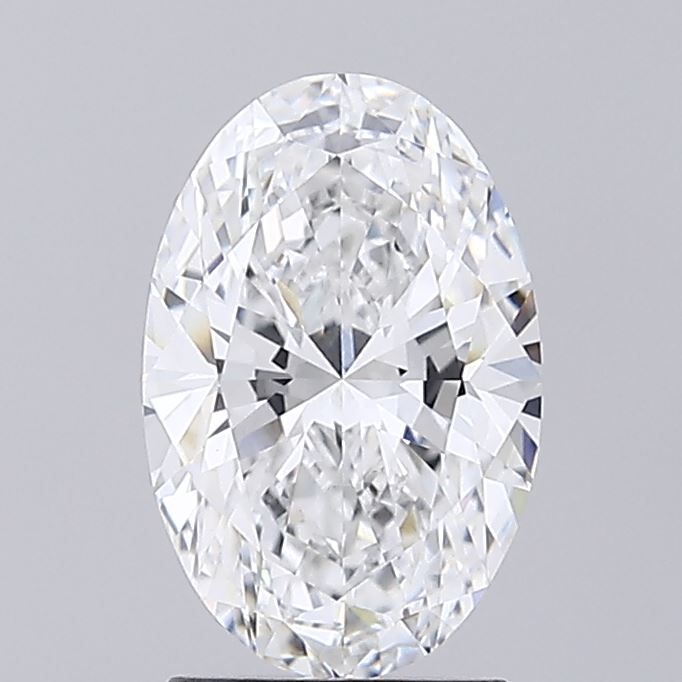 2.01 ct. oval Lab Grown Diamond front image