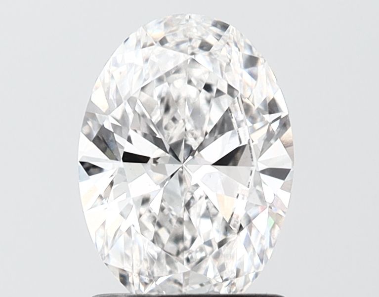 1.38 ct. oval Lab Grown Diamond front image