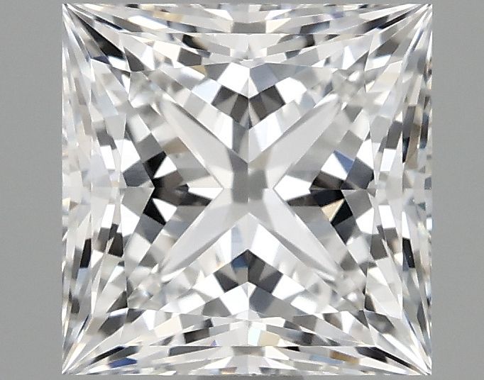 2.10 ct. princess Lab Grown Diamond front image