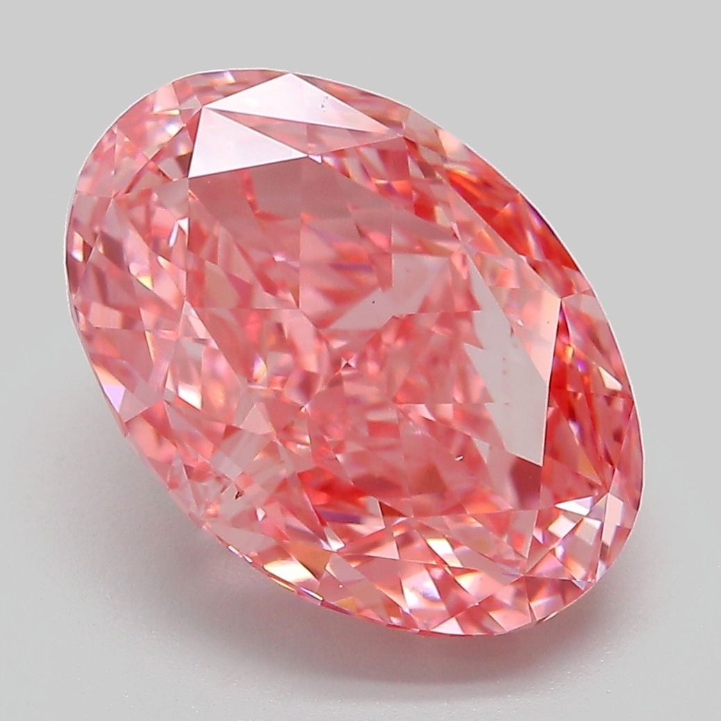 6.55 ct. oval Lab Grown Diamond front image