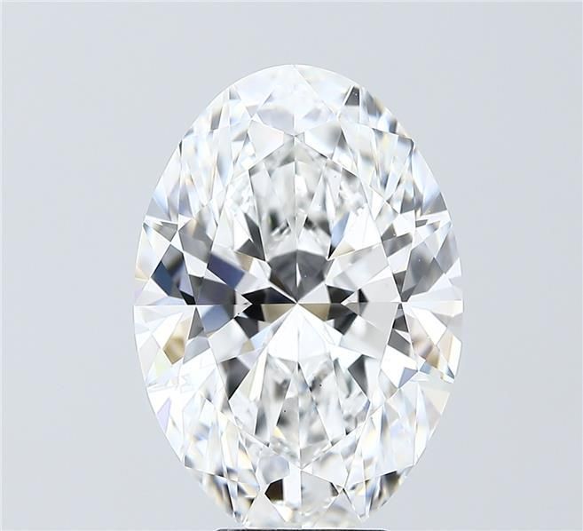 6.05 ct. oval Lab Grown Diamond front image