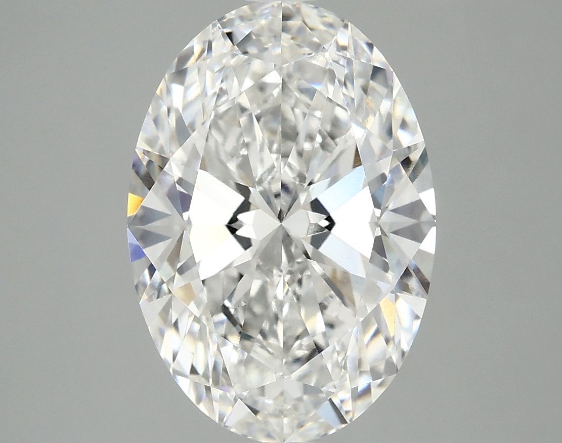 3.92 ct. oval Lab Grown Diamond front image