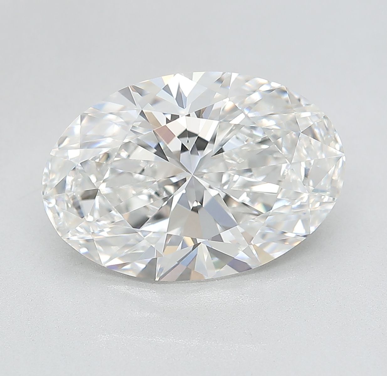 5.13 ct. oval Lab Grown Diamond front image