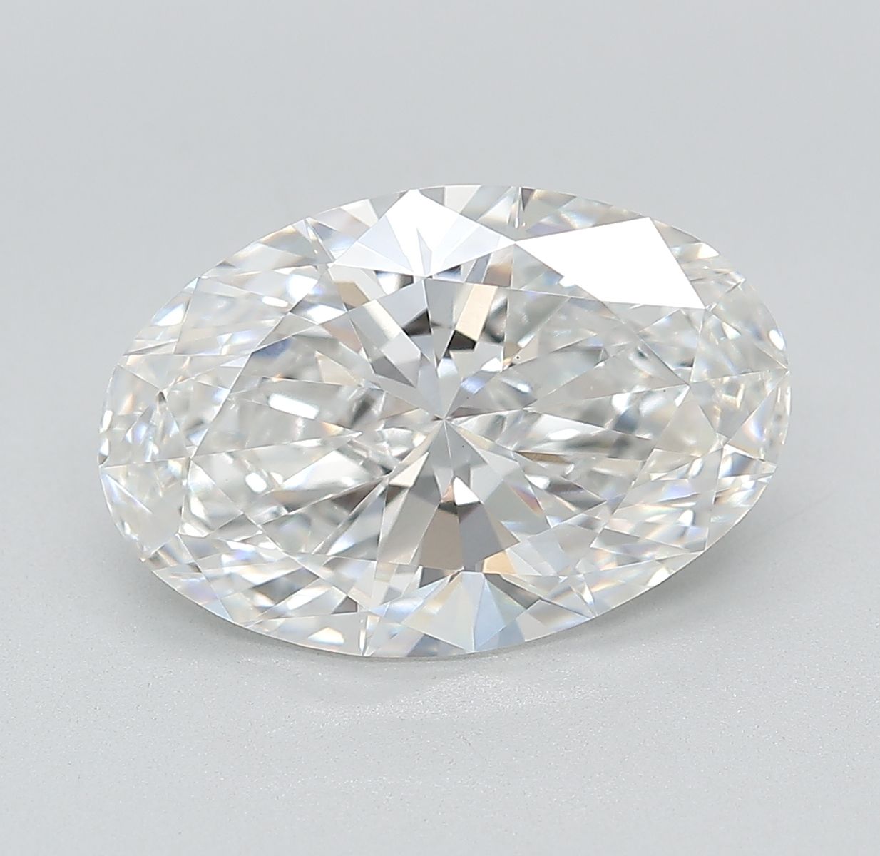 5.01 ct. oval Lab Grown Diamond front image