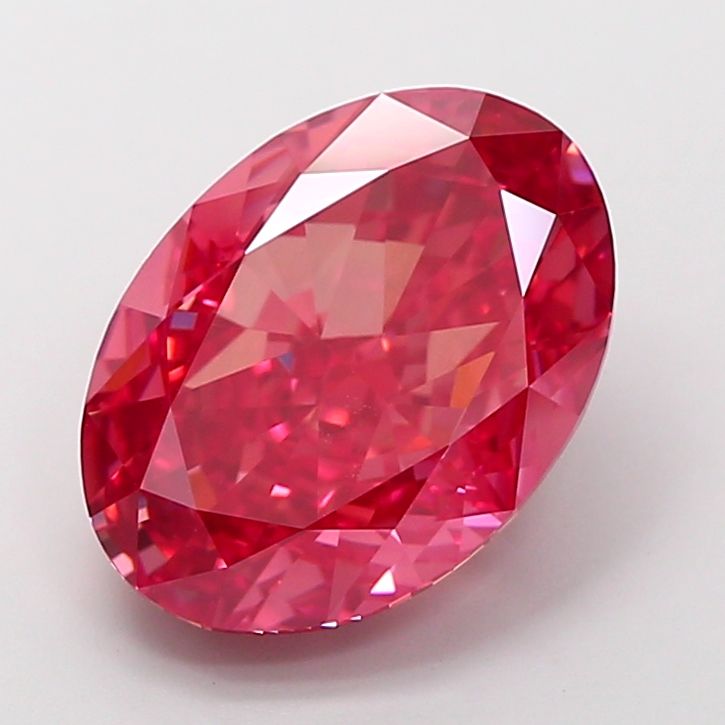 6.51 ct. oval Lab Grown Diamond front image