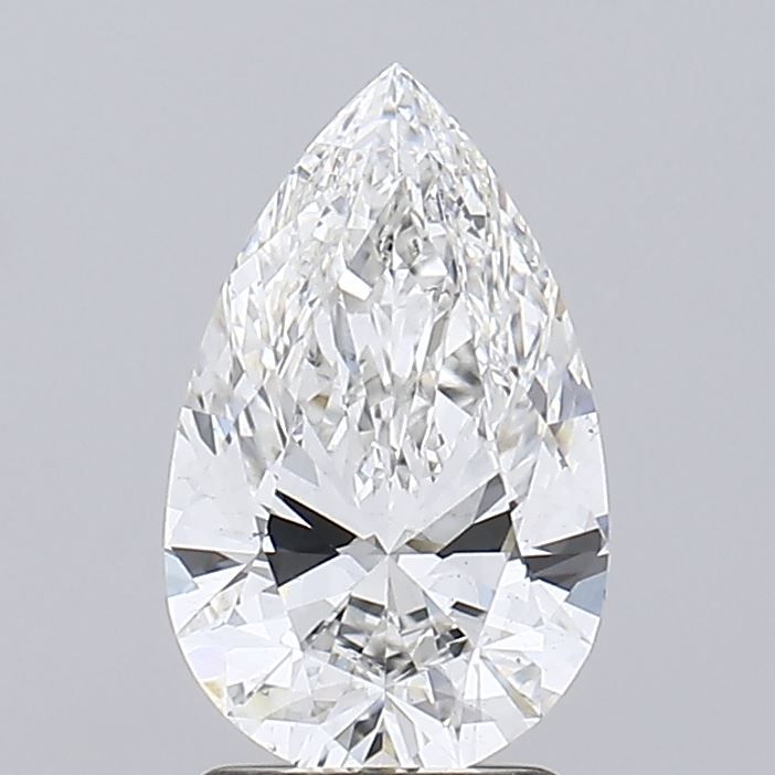 2.09 carat f VS2 EX Cut IGI pear diamond