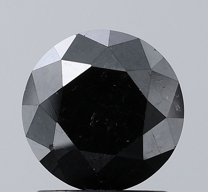 1.75 Carat Round Diamond Black VS1