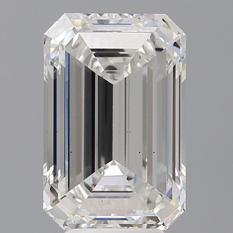 5.56 ct. emerald Lab Grown Diamond front image