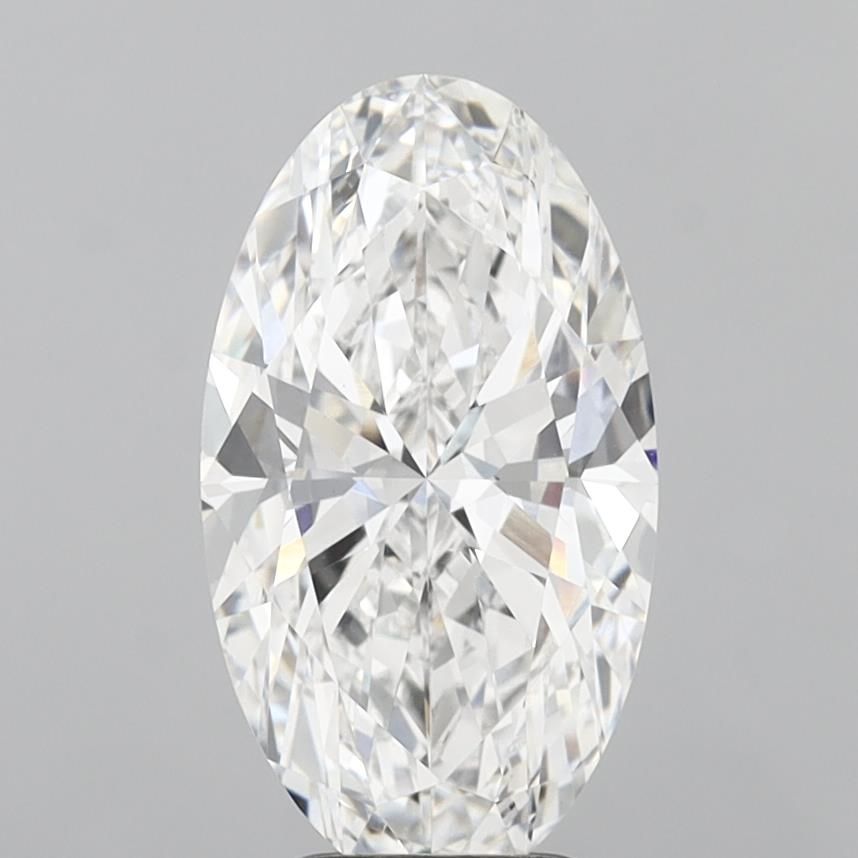 4.10 ct. oval Lab Grown Diamond front image
