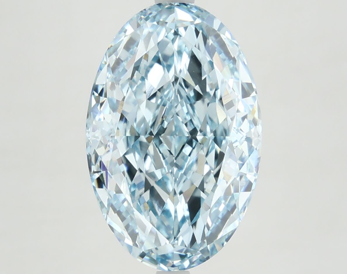 6.17 ct. oval Lab Grown Diamond front image