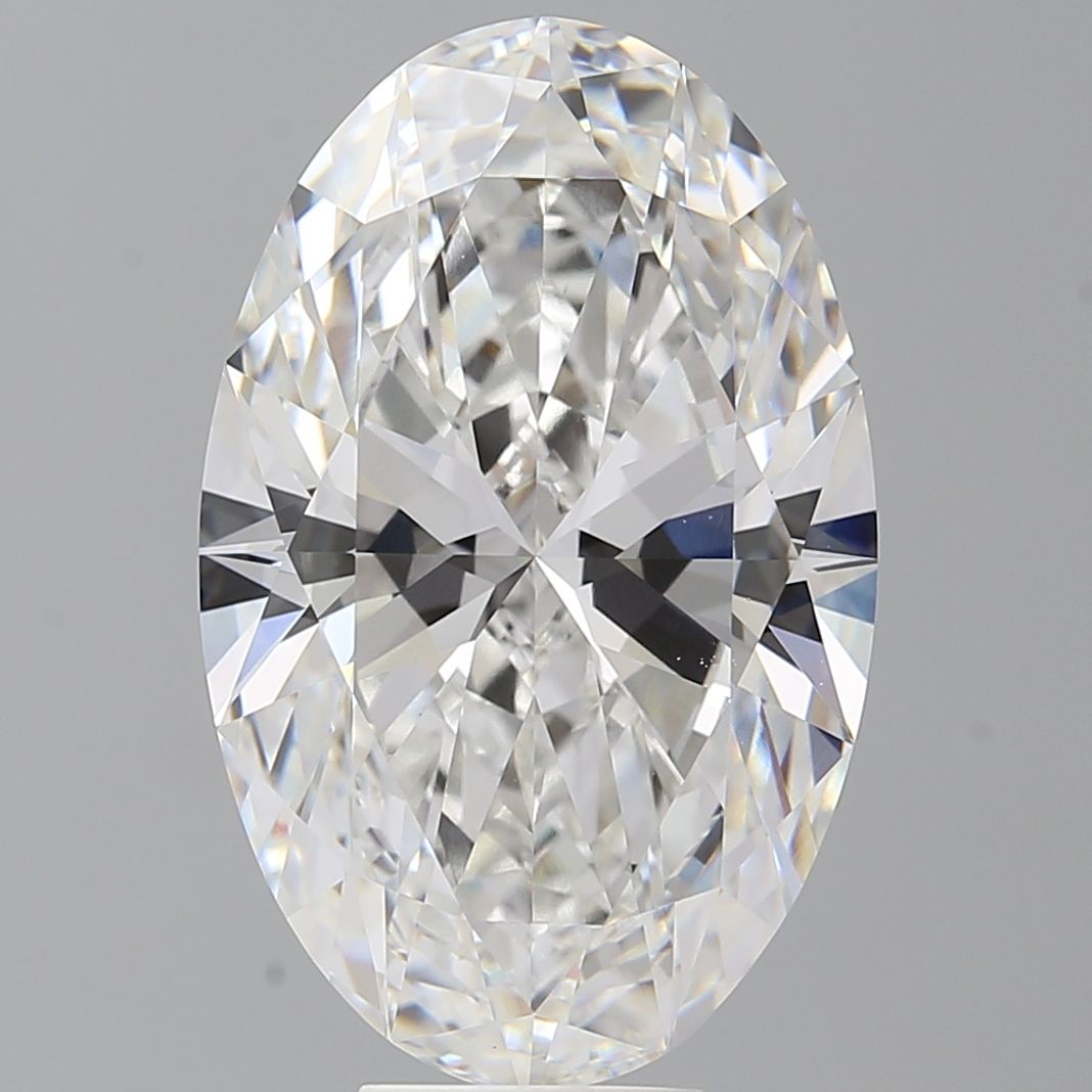 9.60 ct. oval Lab Grown Diamond front image