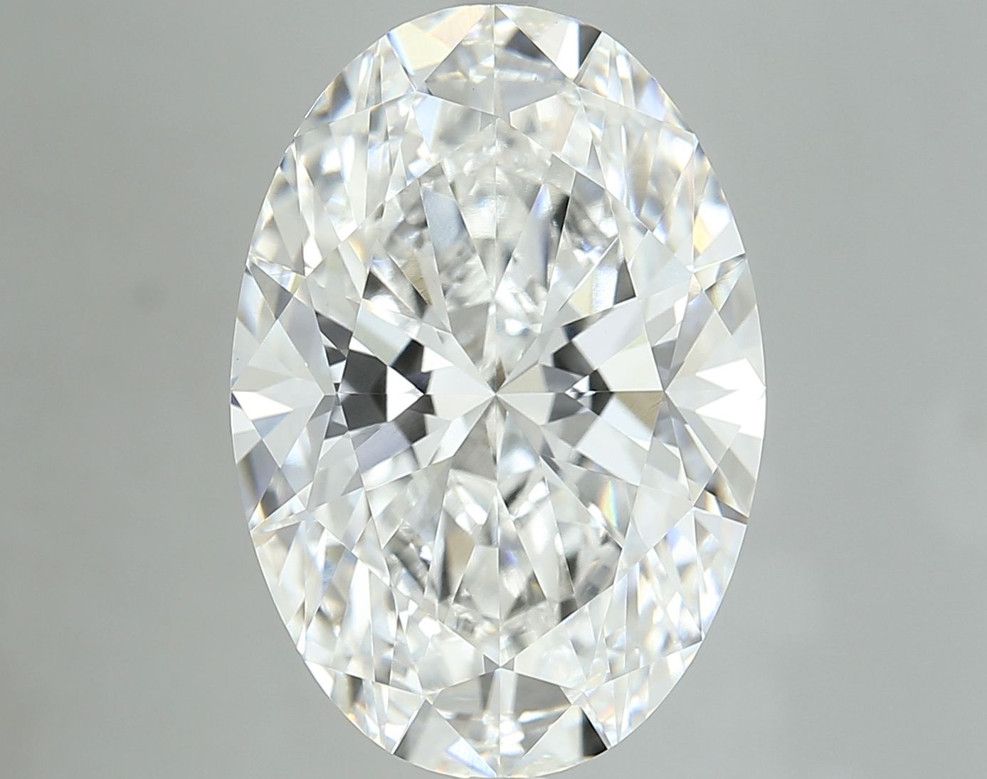 9.20 ct. oval Lab Grown Diamond front image