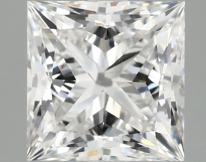 2.10 ct. princess Lab Grown Diamond front image