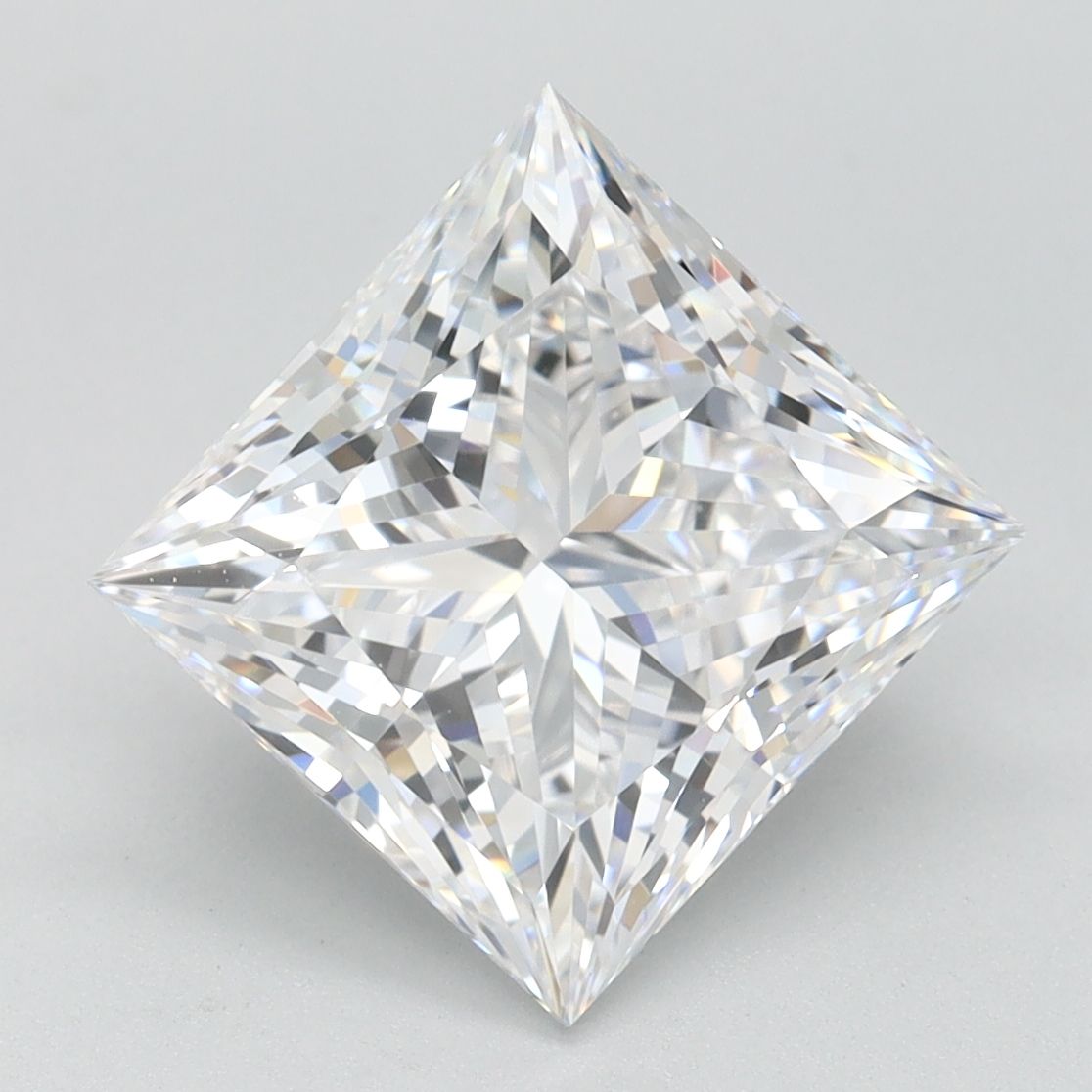 3.18 ct. princess Lab Grown Diamond front image