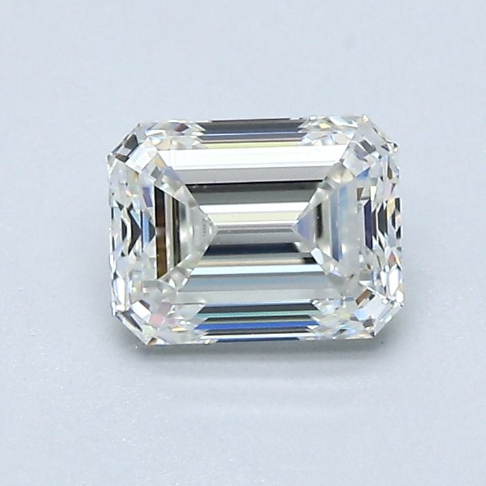 0.9 Carat Emerald Diamond H VVS2