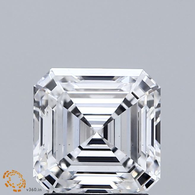 2.02 ct lab-grown Asscher Diamond