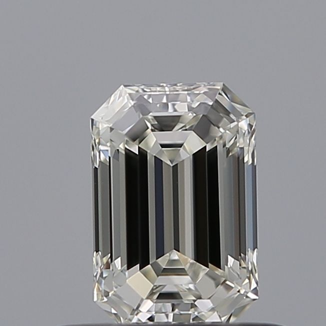 0.51 Carat Emerald Diamond H VVS1