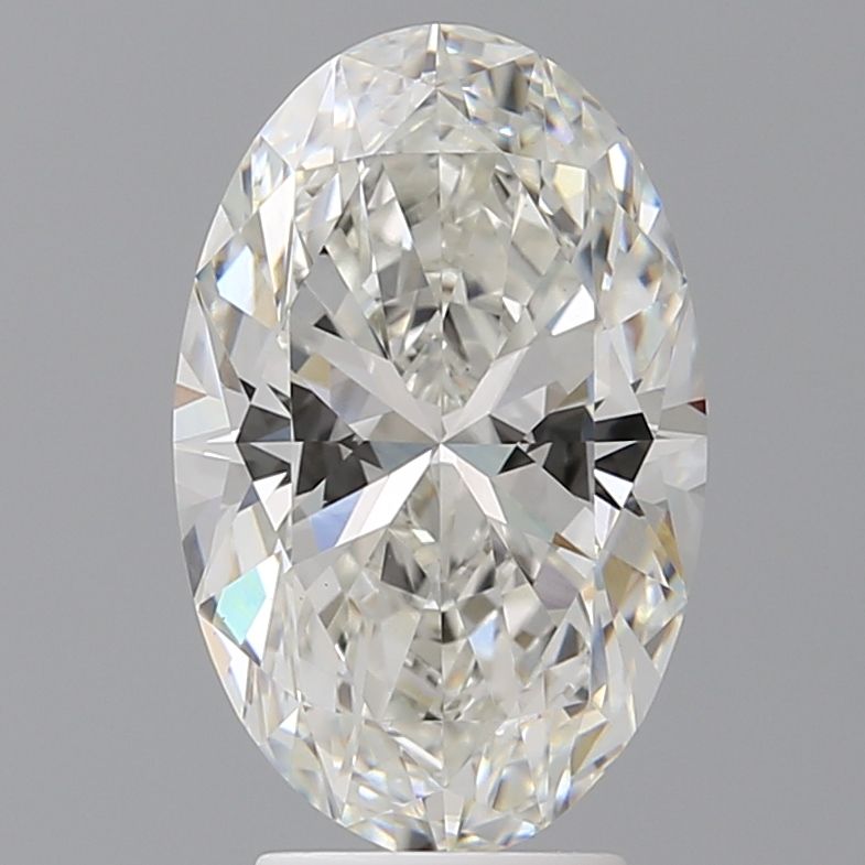 4.05 ct. oval Lab Grown Diamond front image